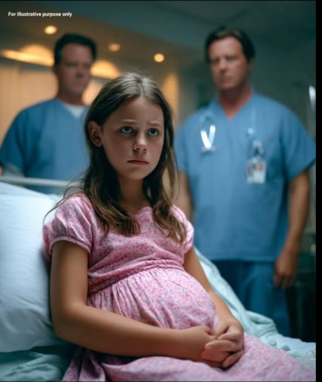 Una ragazza di 12 anni con una grande pancia è stata portata in ...